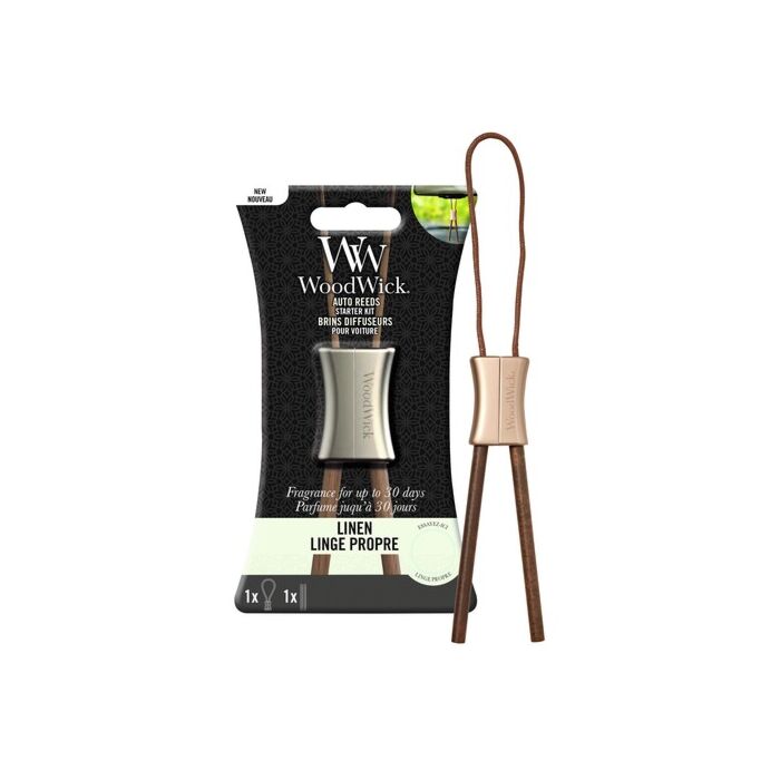 Woodwick Car Reed Diffuser - Linen